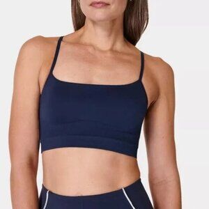 🔴 LAST CHANCE 🔴 Sweaty Betty Navy Blue Thin Strap Racerback Sports Bra